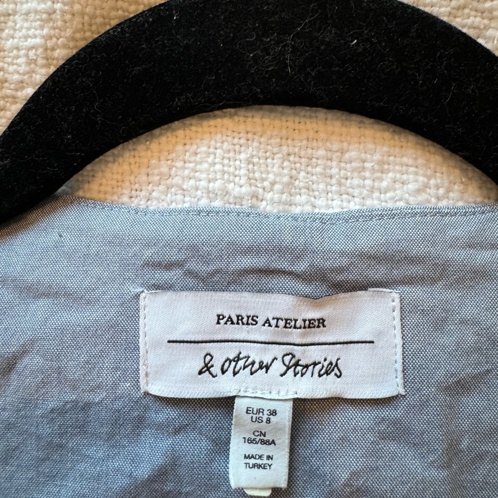 &Other Stories Blue A-Line dress